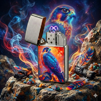 Briquet électrique à plasma jetable double arc en métal 18K, forme mini carrée, avec logo personnalisé, vente en gros en France