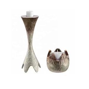 Metal and Marble <b>Taper</b> <b>Candle</b> Holder in Brass Home Decoration Three Stem <b>Candle</b> Holder Home Decoration Metal <b>Candle</b> Holder - Product Image 6