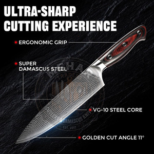 2026 Cheap Price <b>Hand</b> <b>Tools</b> Damascus Knifes Customized Your Design Damascus Knifes For Kitchen Use - Product Image 2