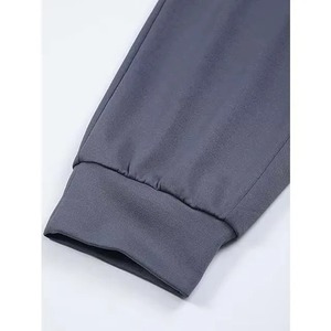 Ensemble pull et pantalon d'hiver pour homme, ensemble de survêtement en tricot chaud et décontracté, tenue confortable en deux pièces pour le temps froid - Product Image 5