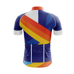 Nouveau Maillot de Cyclisme Réversible à Manches Courtes Couleur Unie Séchage Rapide Grande Taille avec Gants OEM Vente en Gros pour Hommes Cyclistes - Product Image 2