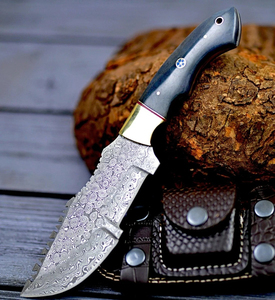 Cuchillo de Acero de Damasco de Diseño Tradicional Premium para Coleccionistas, Hecho a Mano, con Patrón Decorativo, Coleccionable - Product Image 5
