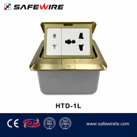 Office Home UK Power Pop-up Floor Outlet Plate Duplex Ground Outlet שקע נתונים שקע מחשב סגסוגת אלומיניום