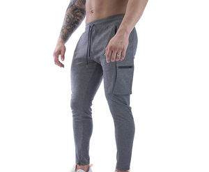 Custom Men's Lightweight Tech <b>Cargo</b> Joggers 4 Way <b>Stretch</b> Breathable Performance Training Pants Athletic Utility Pocket - Product Image 3
