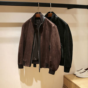 Chaqueta Bomber Personalizada con Logotipo OEM para Hombre, Cuello Alto, Forro Polar, Gruesa, Impermeable, Cortavientos, Transpirable, Tejido Sólido, con Cierre de Cremallera para Invierno - Product Image 3