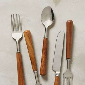 Juego de Cubiertos de Acero Inoxidable, Cuchara, Tenedor, Cuchillo, Vajilla para Cocina, Restaurante, Hotel, Utensilios Reutilizables de Primera Calidad para Fiestas - Product Image 1