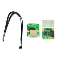 Carte réseau Gigabit Ethernet haute vitesse OEM pour serveur, interface NIC MiniPCIe vers RJ45, port unique