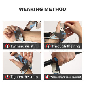 Sangles de levage de qualité supérieure avec une forte adhérence et un tissu durable pour l'entraînement et l'utilisation quotidienne à la salle de sport - Product Image 3