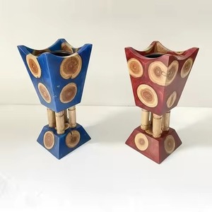 Brûleur d'encens en résine bleue effet marbré bleu et blanc, diffuseur d'aromathérapie, utilisation toutes saisons, brûleur de Bakhoor - Grande Vente - Product Image 6