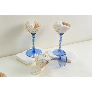 Les coupelles à vin en verre et coquillages les plus demandées rehaussent la présentation de la table grâce à leur design unique et artistique. - Product Image 3