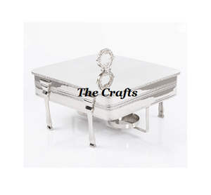 Poignées de chauffe-plats classiques en acier inoxydable pour la restauration en gros, avec couvercle suspendu, taille et logo personnalisables, pour mariages, hôtels et buffets - Product Image 2