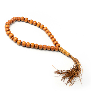 Tasbih Islámico, Cuentas de Oración Subhah, Pulseras de Madera de 10 mm para Musulmanes, Artículos Religiosos para Donaciones a Iglesias, Bautizos y Aniversarios - Product Image 4