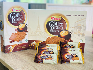 Galletas de Café Dulces de 360 g, Bocadillo Crujiente, Sabor Intenso, Bajo en Grasa, Caja a Granel, ODM OEM, Fabricante de Vietnam - Product Image 1