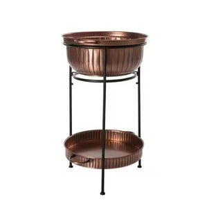 Seau à champagne en métal fini anti-rouille, fait main, durable, pour bar, décoratif, à poser sur comptoir, avec faible MOQ - Product Image 5