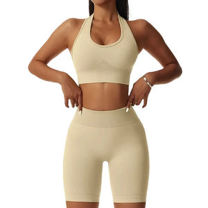 Conjunto de Ropa Urbana de Verano para Mujer 2026, Top Corto sin Mangas con Logotipo Personalizado, Pantalones Cortos de Punto, Estampado Floral, Conjunto de Dos Piezas Sexy para Club o Casual - Product Image 1