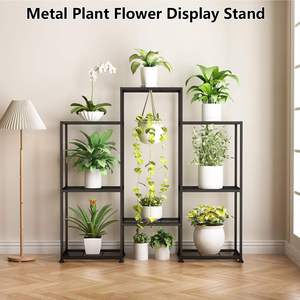 Metal <b>Plant</b> Stand Indoor Outdoor Multi Tier Ladder <b>Plant</b> Shelf Rack <b>for</b> Multiple <b>Plants</b> Decorative Flower Pot Holder <b>Table</b> - Product Image 3