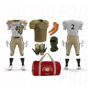Pack exclusif pour joueurs de football américain : uniformes, sacs de sport, gants, cagoules, maillots, manchons de bras, équipes, ligues - Product Image 1