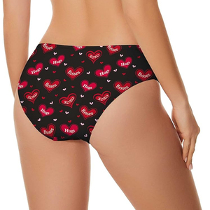 Culotte string sexy OEM de haute qualité pour femme, imprimé léopard uni, taille basse, style tanga, sous-vêtement sans couture avec demi-slip - Product Image 5