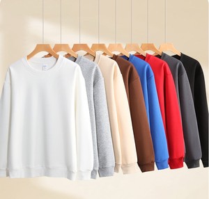 เสื้อสเวตเชิ้ตคอกลมผ้าฝ้ายหนาน้ำหนัก 320 กรัม จากโรงงาน CN บังกลาเทศ ทรงหลวมใส่สบายสำหรับฤดูหนาว เหมาะสำหรับทั้งชายและหญิง - Product Image 1