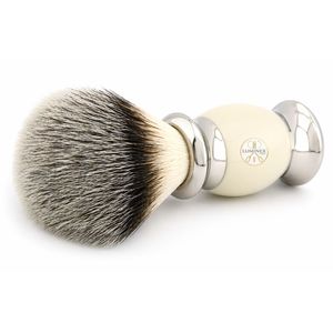 Cepillo de afeitar Oxford negro de madera con pelo de tejón negro - Product Image 6