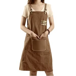 Delantales de Cuero Personalizados de Poliéster, Algodón y Lona para Barberos, Chefs, Cocina, Cafetería, Hogar, Jardín y Barbacoa con Bolsillos para Herramientas - Product Image 4