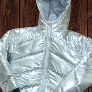 Veste en argent de qualité supérieure pour hommes et femmes, veste en duvet respirante à séchage rapide, confortable, service OEM. - Product Image 4