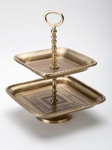 Soporte Cuadrado de Plástico para Tartas, Ideal para Bodas y Fiestas, Bandeja para Servir Frutas y Postres, Soporte de 3 Niveles para Tartas - Product Image 5