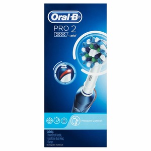 Cepillo de Dientes Eléctrico Recargable <span class=keywords><strong>Oral</strong></span> <span class=keywords><strong>B</strong></span> <span class=keywords><strong>Pro</strong></span> 2 <span class=keywords><strong>2000</strong></span> de Gran Valor con Temporizador e Indicador de Presión para un Cuidado Dental Doméstico Confortable - Product Image 6