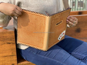 New Real Hand Tooled Extra Large Embossed <b>Leather</b> File Folder Boho Traditional Vintage <b>Leather</b> <b>Travel</b> Long Zip <b>Document</b> <b>Holder</b> - Product Image 4