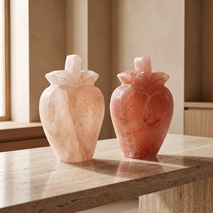 Sal Rosa del Himalaya Premium en Forma de Mango, Decoración Artesanal de Sal, Decoración Natural para el Hogar - Product Image 5