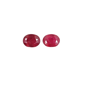 Piedra de rubí natural de forma ovalada, gema suelta para la fabricación de joyas. - Product Image 3