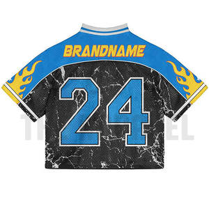 Vente en gros usine – Maillot en maille léger et respirant pour homme, coupe classique, col en V, manches courtes, style formel, streetwear, logo personnalisé - Product Image 4