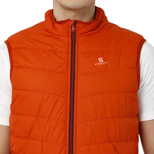Men's Winter Puffer Gilet Sleeveless Lightweight <b>Quilted</b> Polyester Cotton Warm Waterproof Breathable Casual Outdoor <b>Waistcoat</b> - Product Image 5