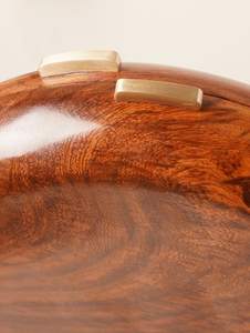 Bolso de mano redondo de madera personalizado para damas, accesorio para fiestas y ceremonias a precio económico por Universal Overseas - Product Image 5