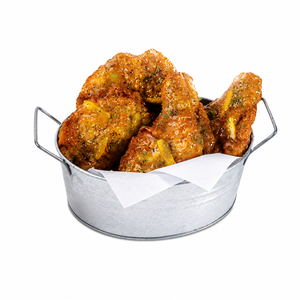 Seau à poulet en métal galvanisé en gros, bac de service pour restaurant et fête, seau à poulet frit avec poignée, au prix le plus bas - Product Image 3