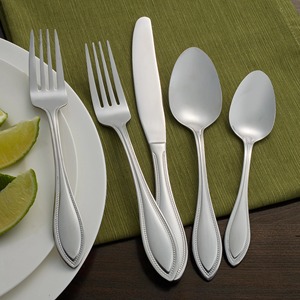 Fourchettes à dîner classiques en acier inoxydable, finition miroir, couverts pour occasions de mariage, manche en métal - Product Image 6