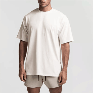 Men Cotton T Shirt Short Sleeve Soft Casual Summer Tee Loose Fit Breathable Fashion Daily Wear Round Neck Top - Product Image 2