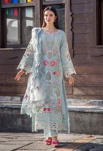 Nueva Colección de Ropa de Verano en Oferta, Salwar Kameez Pakistaní Más Vendido, 3 Piezas, Tela de Lino Sin Coser, Antiarrugas, Reversible, para Mujer - Product Image 4