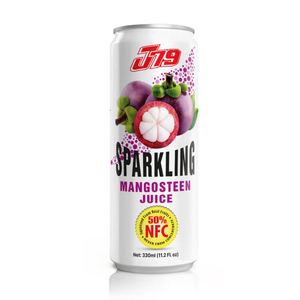 Jugo de mangostán espumoso de 330ml para VINUT Vietnam Factory, servicios OEM carbonatados, muestra gratis, jugo de fruta de etiqueta privada - Product Image 1