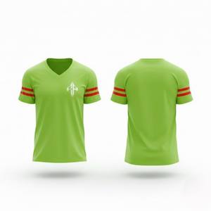 เสื้อเจอร์ซีย์อเมริกันฟุตบอลคุณภาพสูงสำหรับผู้ชาย คอวี ผลิตจากโพลีเอสเตอร์ 100% ระบายอากาศได้ดี แห้งเร็ว เหมาะสำหรับฤดูร้อน รุ่น RIVIAN ATLANTIC - Product Image 1