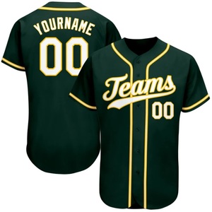 Maillot de baseball personnalisé brodé style uniforme, vente en gros, maillot de baseball vierge pas cher, vêtements de sport, nouveaux maillots de baseball imprimés - Product Image 1