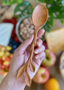 Hand Carved Wooden Spoon Natural Wood Kitchen Utensil Vietnam Factory Bulk Manufacturer Export Supply - Product Image 4
