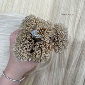 Vietnamese Remy U Tip Keratin Hair Extension Blonde Double Drawn High Quality Human Raw Hair Vendors Wholesale Product - Product Image 5
