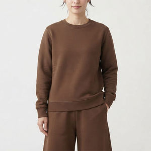 Sudaderas personalizadas para mujer, de algodón y forro polar, cuello redondo, informales, de alta calidad, para invierno, a precio de mayorista. - Product Image 1