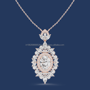 สร้อยคอเงินสเตอริ925ที่สื่อถึงอารมณ์น่ารักกลืนเพชรสร้อยคอแฟชั่นสไตล์เกาหลีสำหรับผู้หญิง - Product Image 1