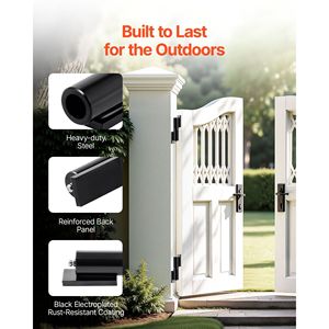 Cerniere per cancelli a barilotto da 7 pollici, resistenti, con capacità di carico di 900 libbre, saldate con ingrassatore Z, per cancelli a battente di rimorchi (confezione da 2) - Product Image 4