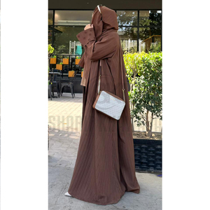 Best Manufacturer's Latest Fashionable Casual Straight Chiffon Islamic Women's <b>Abaya</b> Women Premium Quality Made <b>Abaya</b> - Product Image 2