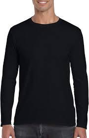 T-shirt confortable à manches longues pour homme, coupe slim, design basique uni, col rond - Product Image 2
