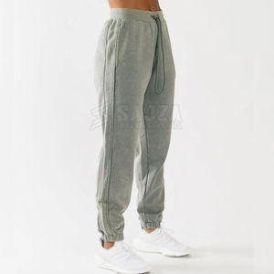 Jogging modernes et confortables pour femmes, effet délavé, coupe classique, tissu doux pour un look élégant. - Product Image 2