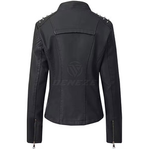 Chaqueta de cuero ligera y transpirable para mujer, ropa informal, chaqueta de cuero para mujer más vendida a un precio razonable - Product Image 2